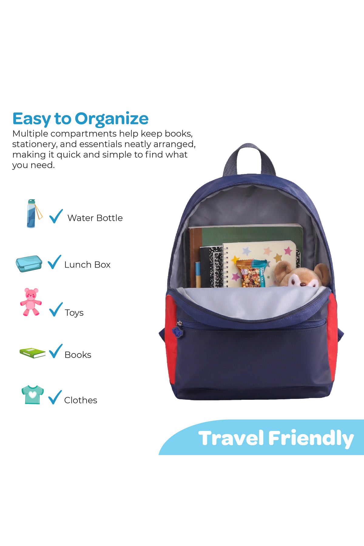 MOON Licensed Top Gun 3-in-1 Kids School Backpack Set    - (17-Inch) Premium Kids School Bag with Lunch Bag & Pencil Case-Blue