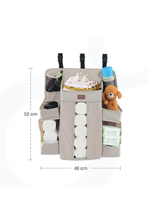 MOON Baby Crib Orgnizer- Beige
