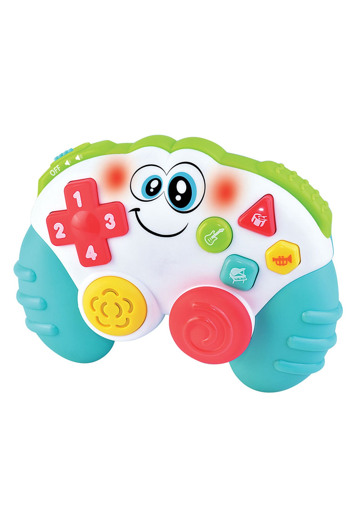 Little Learners My First Game Controller - Shapes, Numbers, Light & Sound, Bilingual, 12M+