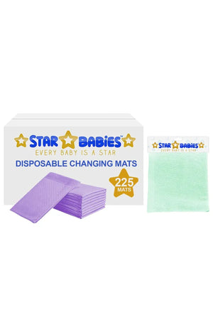 Star Babies - Disposable Changing Mat 225pcs + Towel