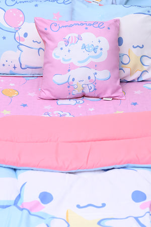 Cinnamoroll 5-In-1 Bnb Comforter Bedding Set With Brushed Microfiber & Polyester Shell – Multicolor