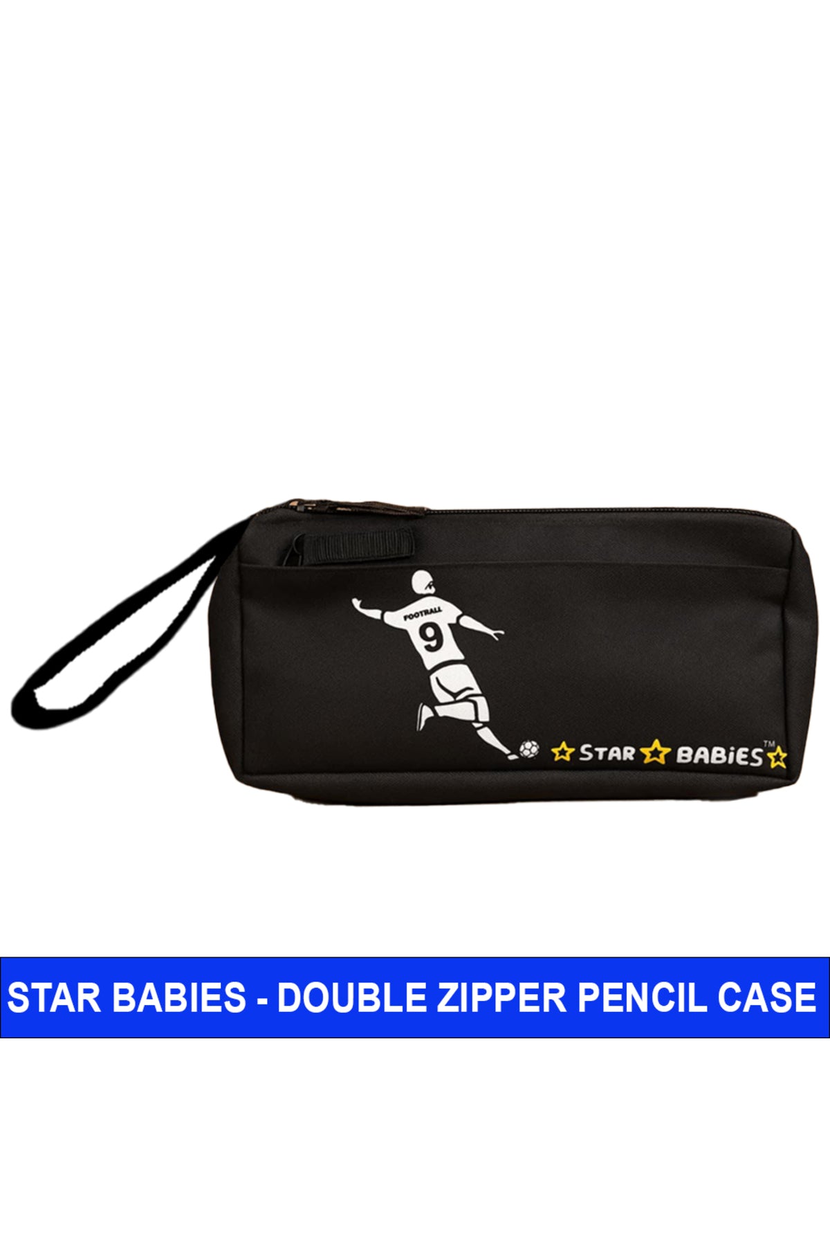 Star Babies - Double Zipper Pencil Case - Football