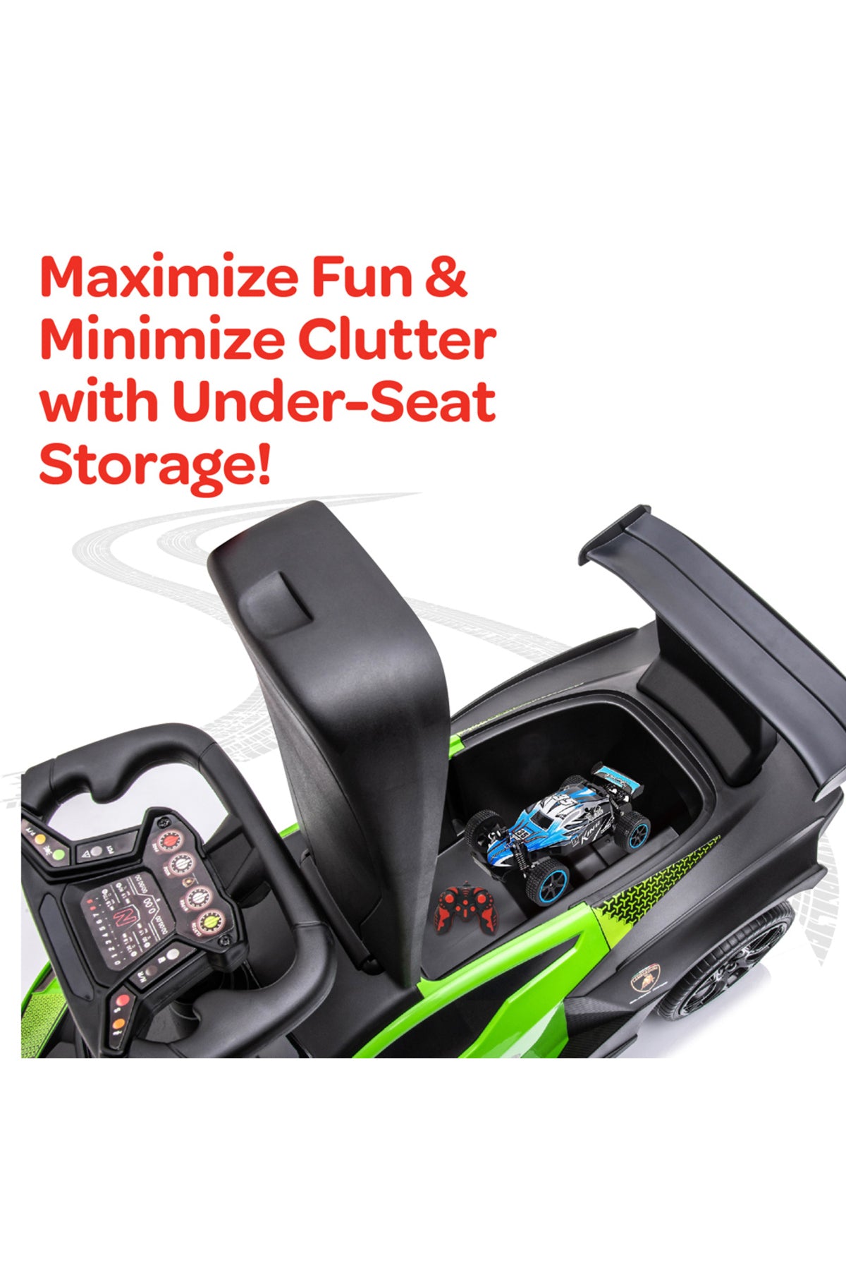 MOON Ride on Jeep Gladiator for Boys and Girls, 18-36 Months with Anti-Tipping Mechanism-Pink