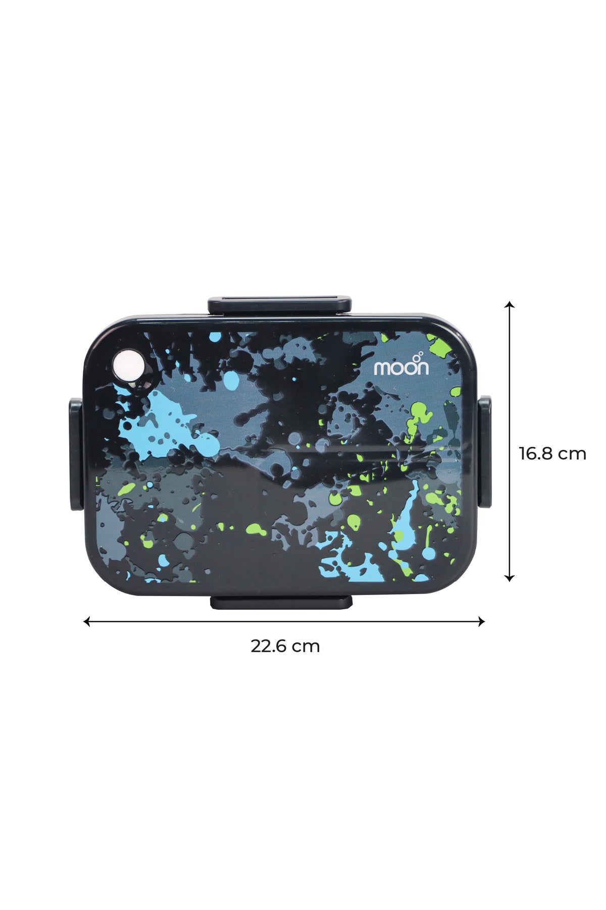 MOON Kids Lunch Box | PP + Stainless Steel Insulated Tiffin Box | Leak-Proof, BPA-Free, Durable School Lunch Box for Boys & Girls | Easy Open Clips | Food Safe Eco-Friendly Kids Meal Box