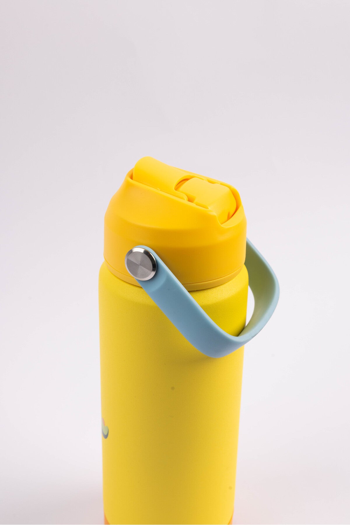 Cocobee-Insulated Stainless Steel Water Bottle, Leakproof, Soft Handle Grip, Odour Free, 500Ml, 3 Years+ – Yellow