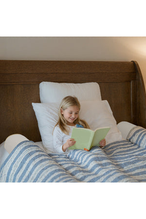 MOON Organic Toddler Half Moon Bed Bumper –  Pack of 1 – White