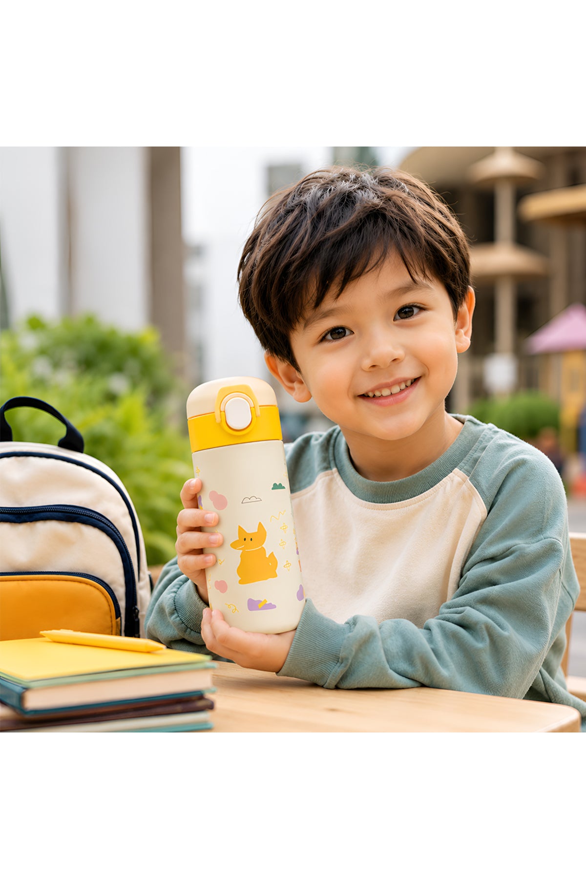 Cocobee Insulated Stainless Steel Water Bottle – Leakproof, 500Ml, Odour-Free,(3+ Years)- Yellow