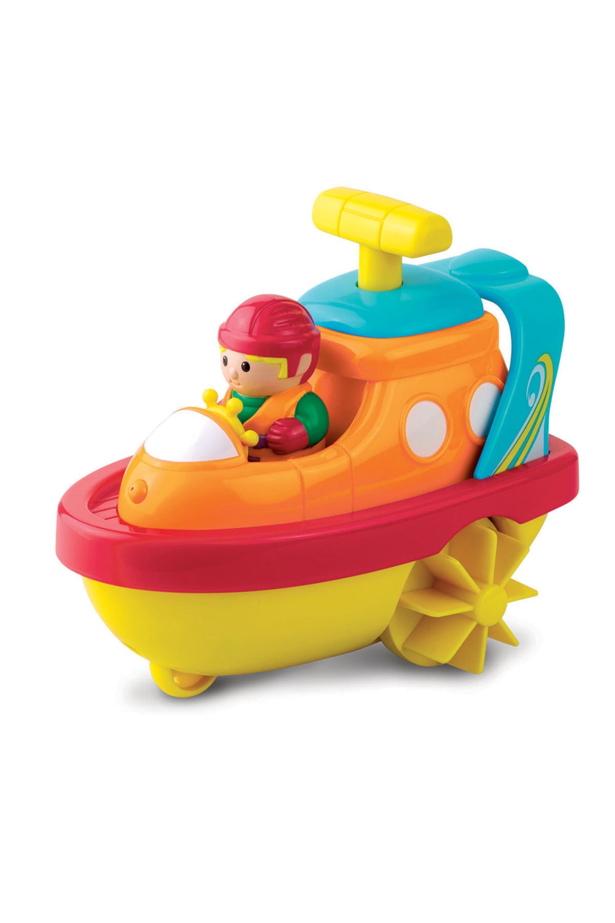 Little Learner 3-in-1 Bathtub Transport Toy Set | Floating Submarine, Squirting Boat, and Running Airplane | Includes Removable Figures