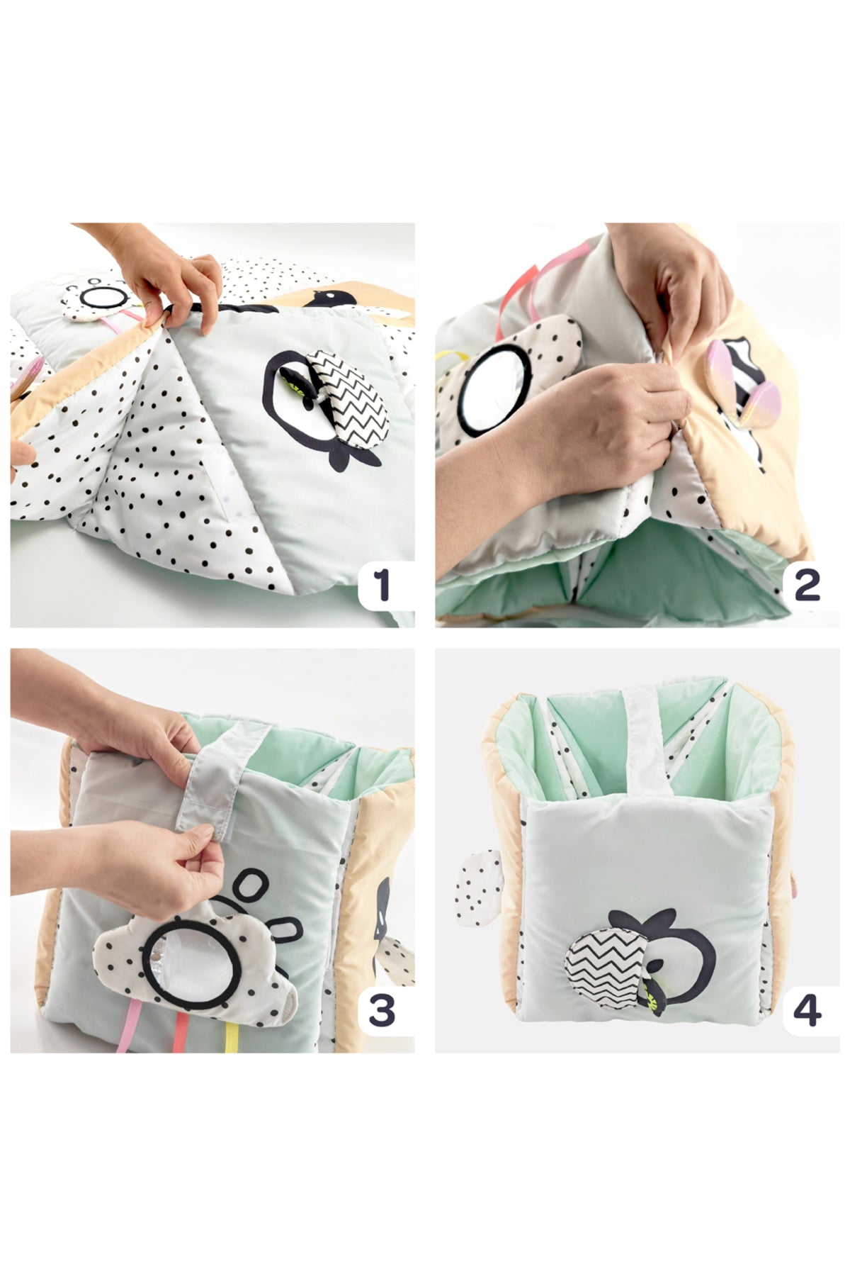 MOON Quirky 2-in-1 Convertible Playmat & Storage Bag - for 6m+