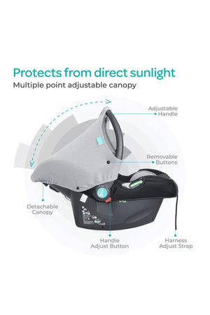 MOON Neubo Baby Carrier/Car Seat - Black