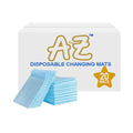 A to Z Disposable Changing Pads/mat (45 x 60cm (20 Count), Extra Large Underpads waterProof for Incontinence, Heavy Absorb Chucks Pads for Kids, Babies Pack of 20-Blue