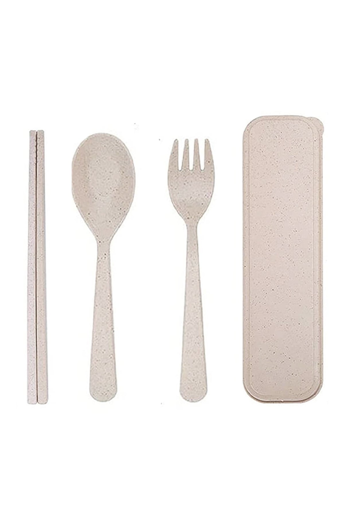 Star Babies Organic Fork, Spoon & Chopstick Set - 3 Pcs