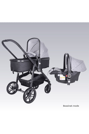 MOON Tres 3 in 1  Travel System - Light Grey