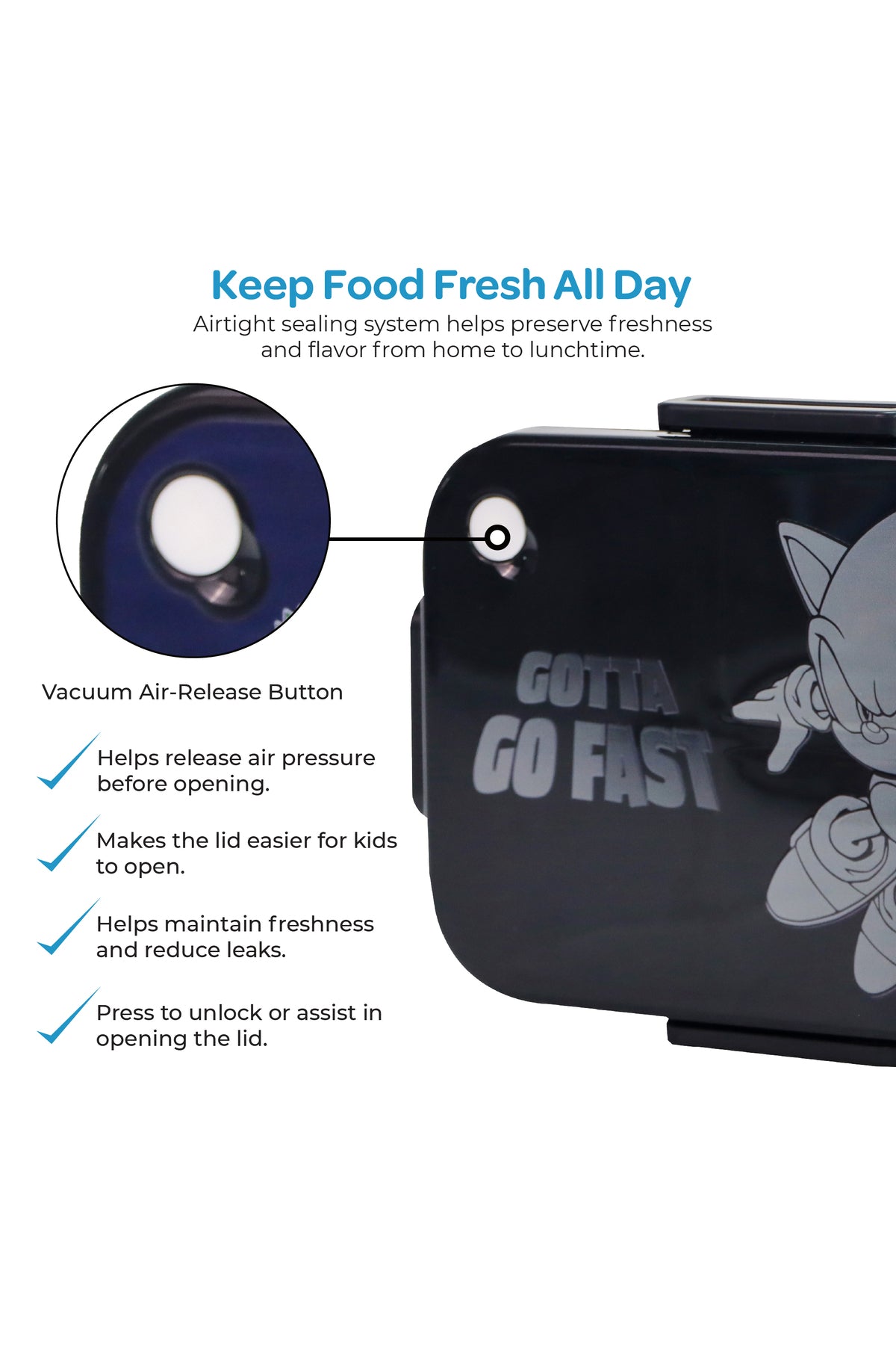 MOON Kids Lunch Box | PP + Stainless Steel Insulated Tiffin Box | Leak-Proof, BPA-Free, Durable School Lunch Box for Boys & Girls | Easy Open Clips | Food Safe Eco-Friendly Kids Meal Box