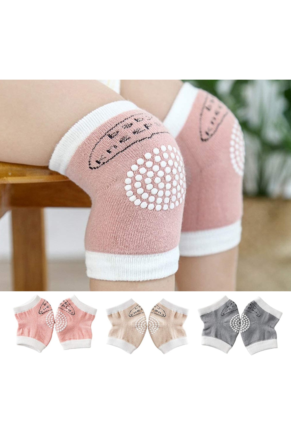 Star Babies - Combo (Baby Head Support, Knee Pad 3Pair) - Assorted