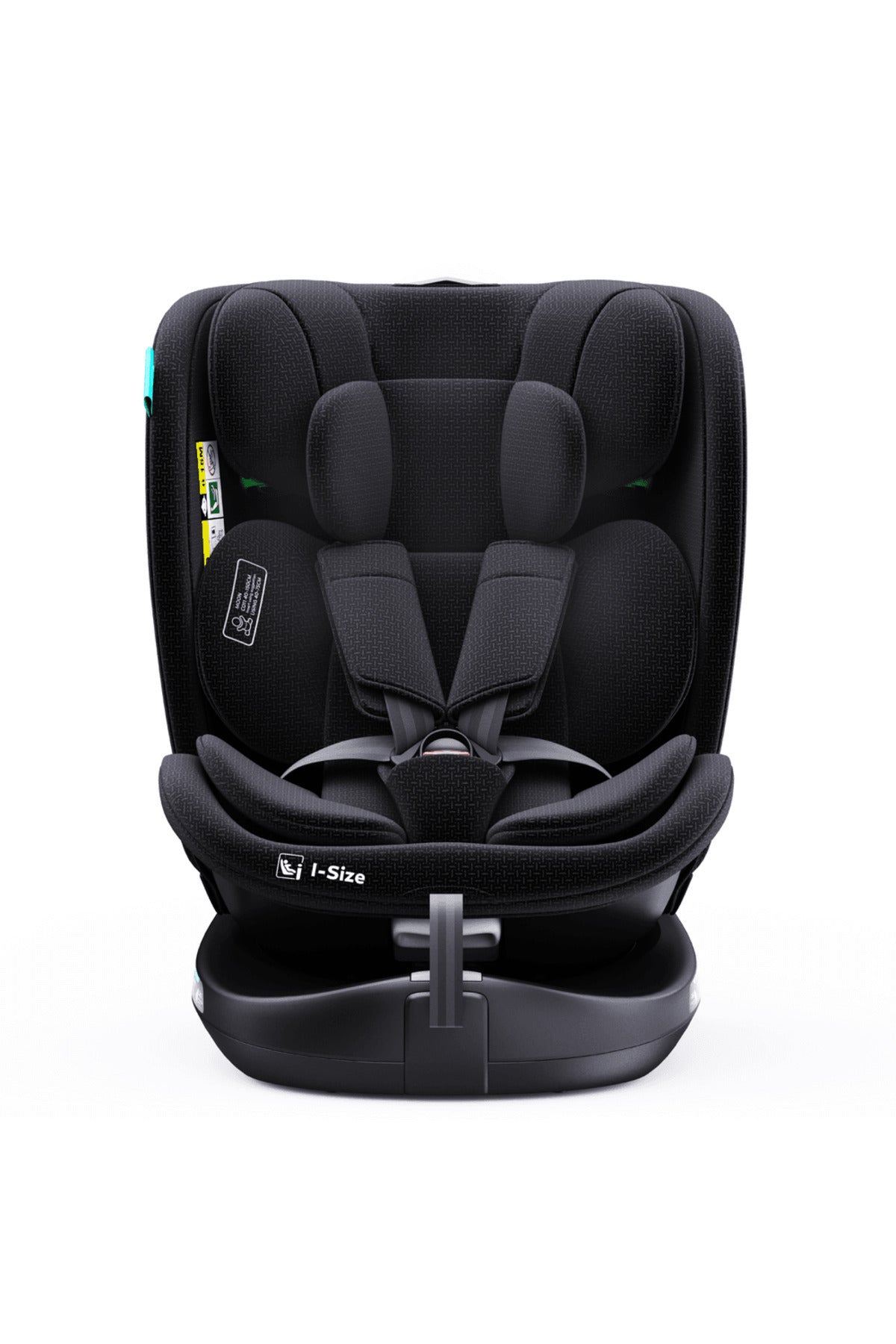 MOON Gyro Pro i-Size 360° Rotating Car Seat w/ ISOFIX for 40-150cm (Group 0+-1-2-3) 0m to 12Yr- ECE R129/E4 – Black