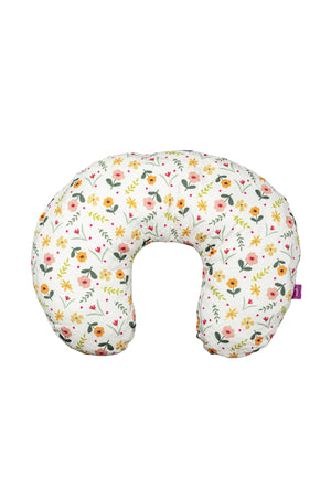 MOON Portable Nursing Breast Feeding Baby Support Pillow Cushion  With Washable Zippered Cover-Flowers