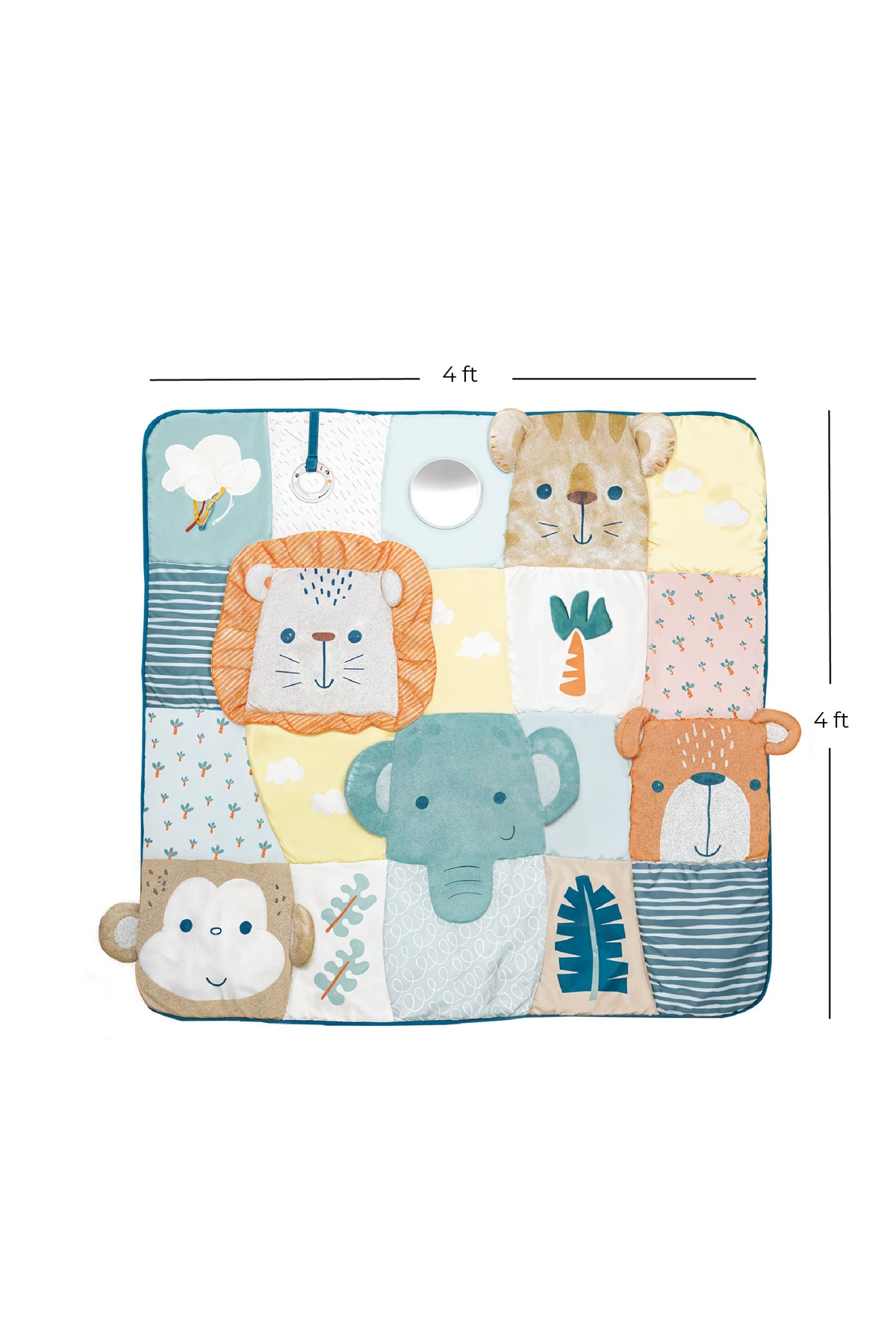 MOON Wilde Baby Playmat for Infants & Toddlers – Tummy Time, Crawling & Sitting- 0m+