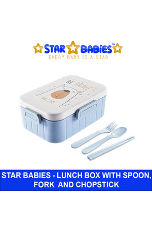Star Babies - Lunch Box With Compartment - Blue