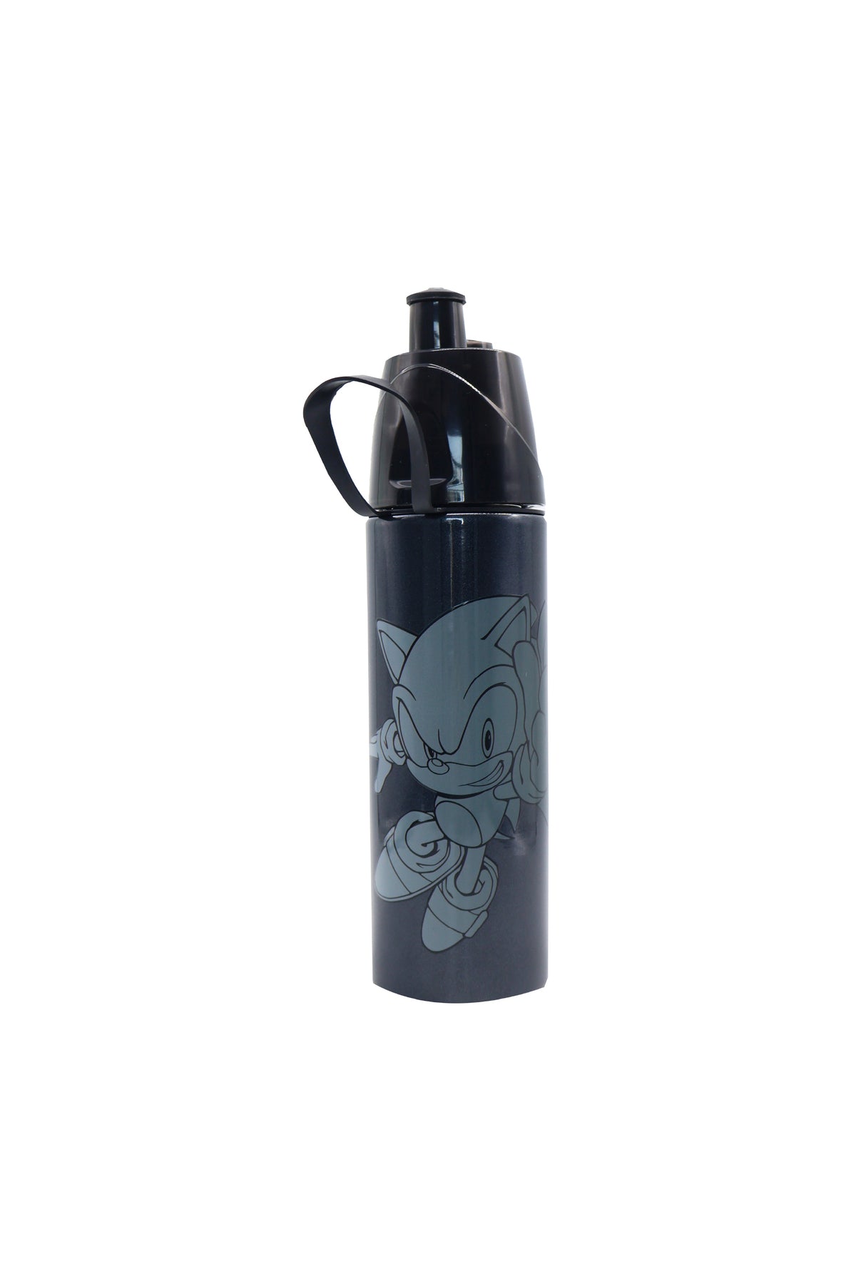 MOON Licensed Sonic Kids Water Bottle with Spray Mist | Cooling Spray | BPA-Free  Stainless Steel | Leak-Proof for School, Camping, Hiking, Outdoor Play | Boys Water Bottle |500ml
