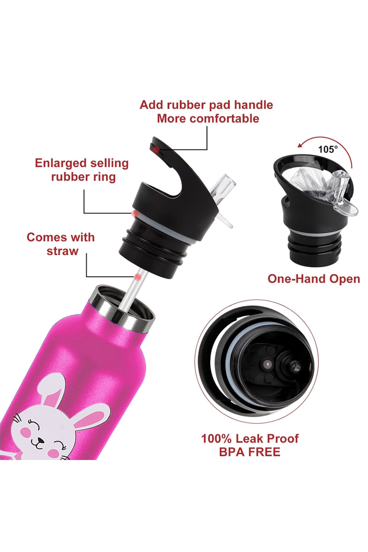 Star Babies Kids Backpack and Insulated Stainless Steel Water Bottle 2-Piece Set – Durable School Bag & Leak-Proof Bottle Bundle for Boys & Girls