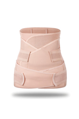 Kikibebe Tummy Tuck Belt – Reinforced Breathable Girdle For Women-Beige