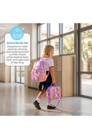 MOON Kids Lunch Box | PP + Stainless Steel Insulated Tiffin Box | Leak-Proof, BPA-Free, Durable School Lunch Box for Boys & Girls | Easy Open Clips | Food Safe Eco-Friendly Kids Meal Box
