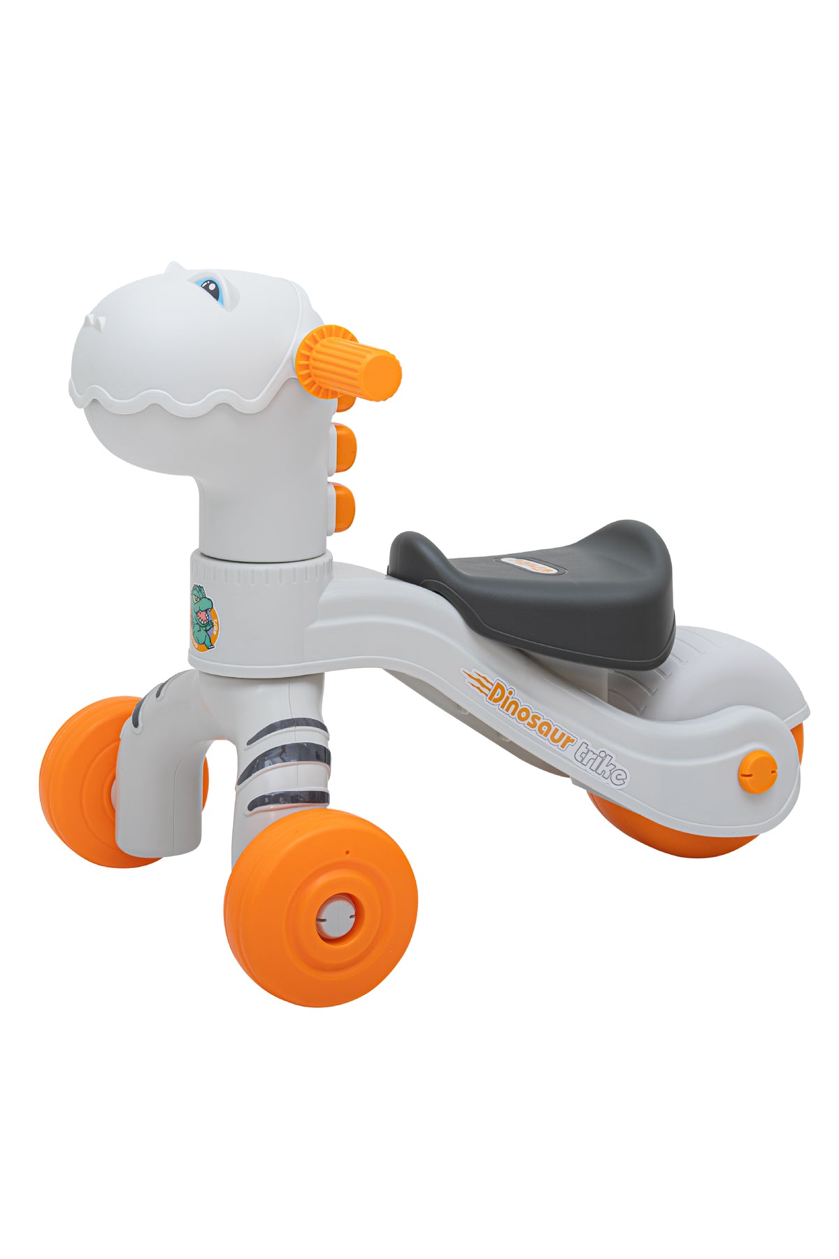 MOON Dino trike Baby Balance Bike with front storage space-12-36 Months,Grey