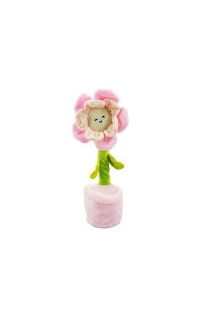 Galaxy Pinky Toy Musical Swing Flower for Kids, Ring Toss Interactive Flower Toy with Light and Music, Dancing Recording Flower Playset for Toddlers Boys and Girls