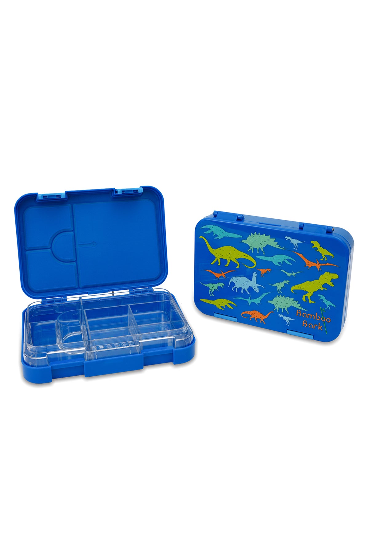 Bamboo Bark childrens kids tritan lunch box, bento, snack box with compartments for school nursery toddler lunchbox