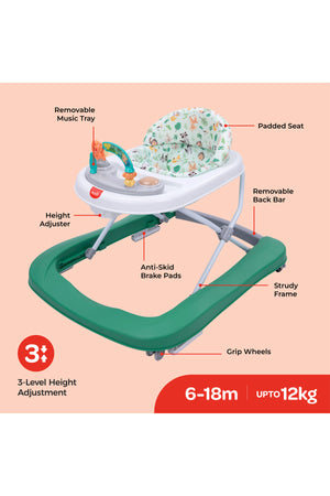 MOON stride Baby walker-Green