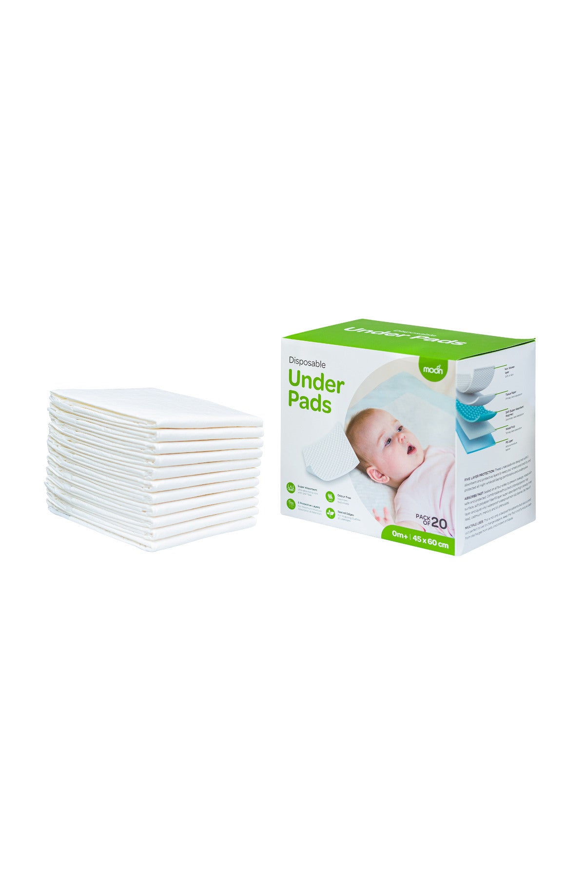 MOON Disposable under pads ( 45 x 60 cm)