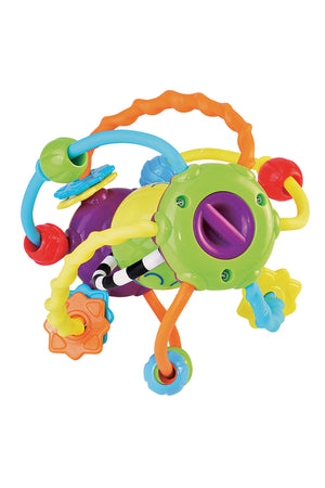 Little Learners Activity Sensory Ball - Spinning Funny Face, Easy-Grasp, Encourages Crawling & Sensory Discovery, 6M+