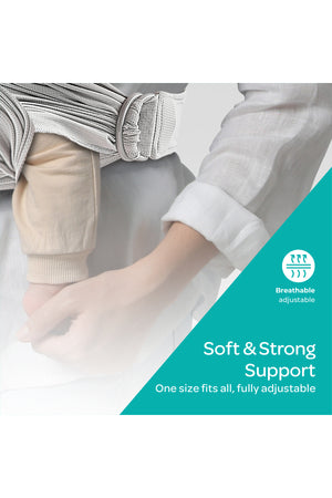 MOON KaryGo Baby Sling Carrier-Light Grey