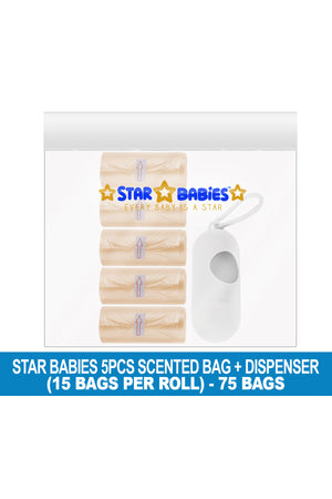 Star Babies - Scented Bag 75pcs w/Dispenser - Ivory