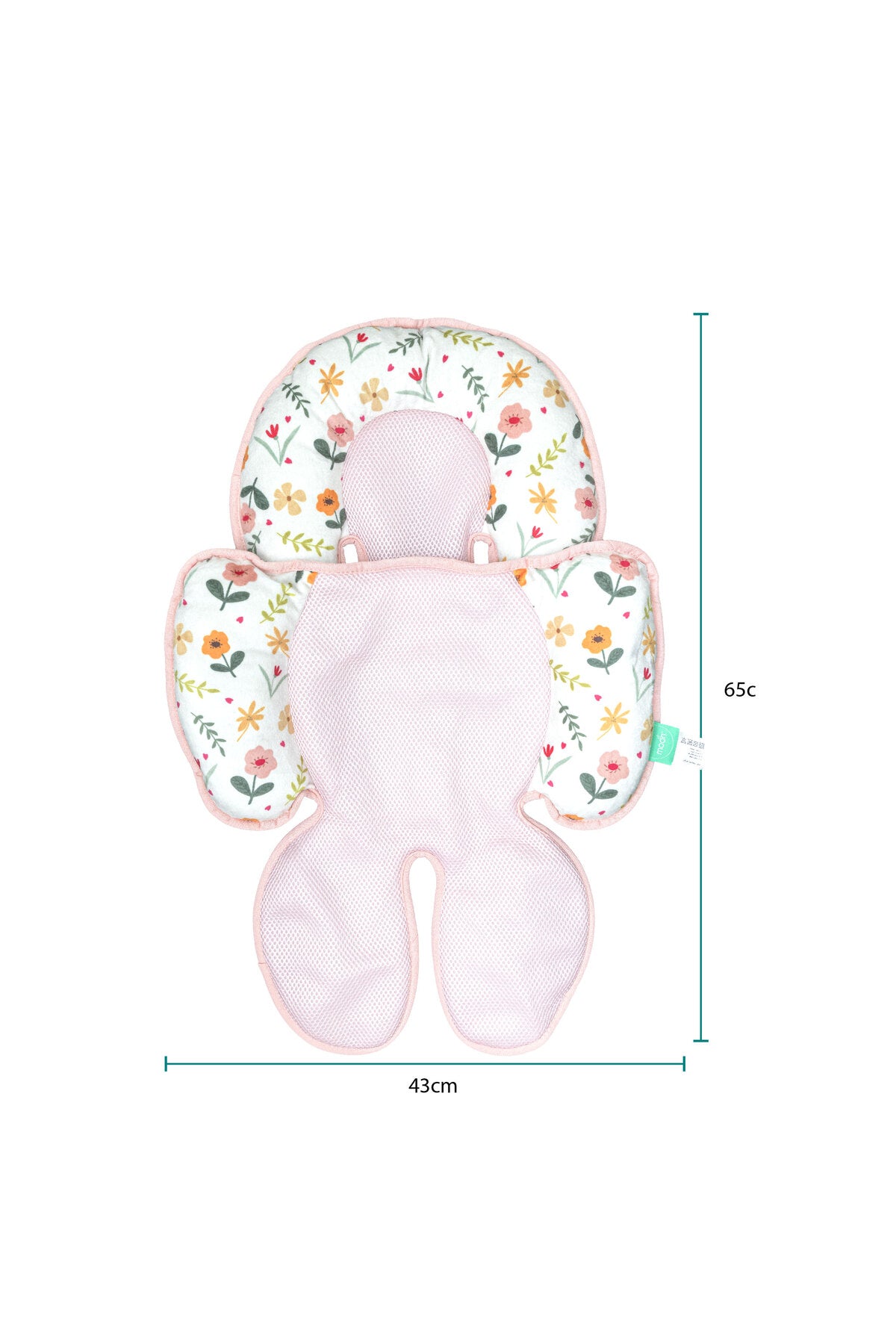 MOON Body Support Cushion-Car seat Pad Seat Warm Pad-Washable support pillow for new-born-Flowers