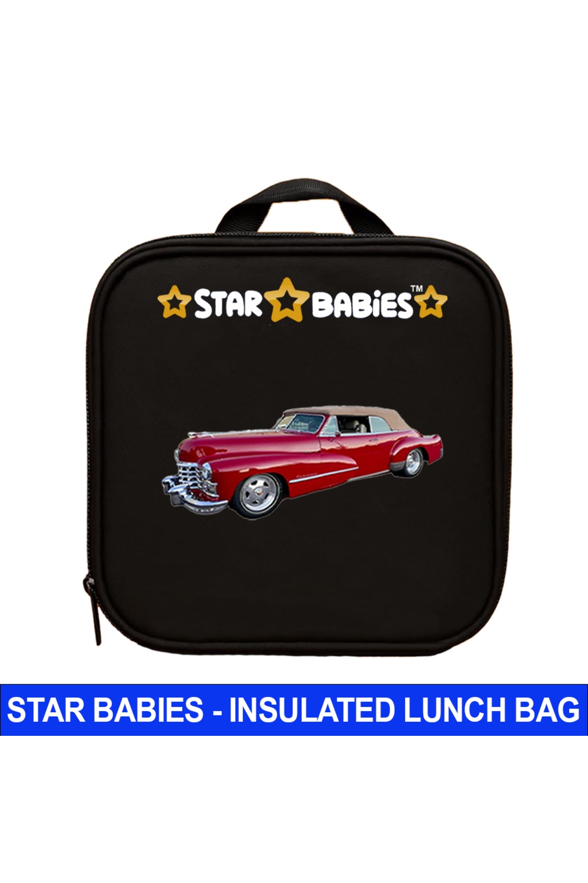 Star Babies - Insulated Bento Lunch Bag - Retro Car