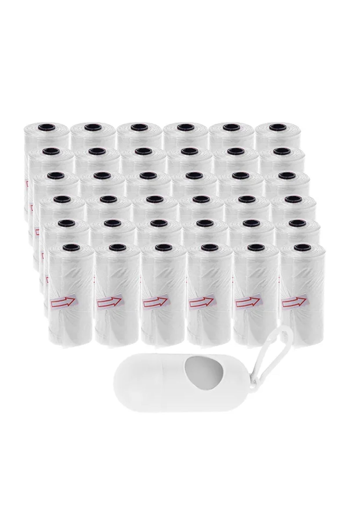 Star Babies - Disposable Scented Nappy Bag With Dispenser - White - Pack of 36 - 540pcs