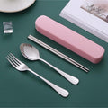 Star Babies Insulated Lunch bag, Sandwich Cutter, fork and spoon set- Pink