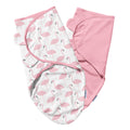 MOON Organic  swaddle - pink Flamingo