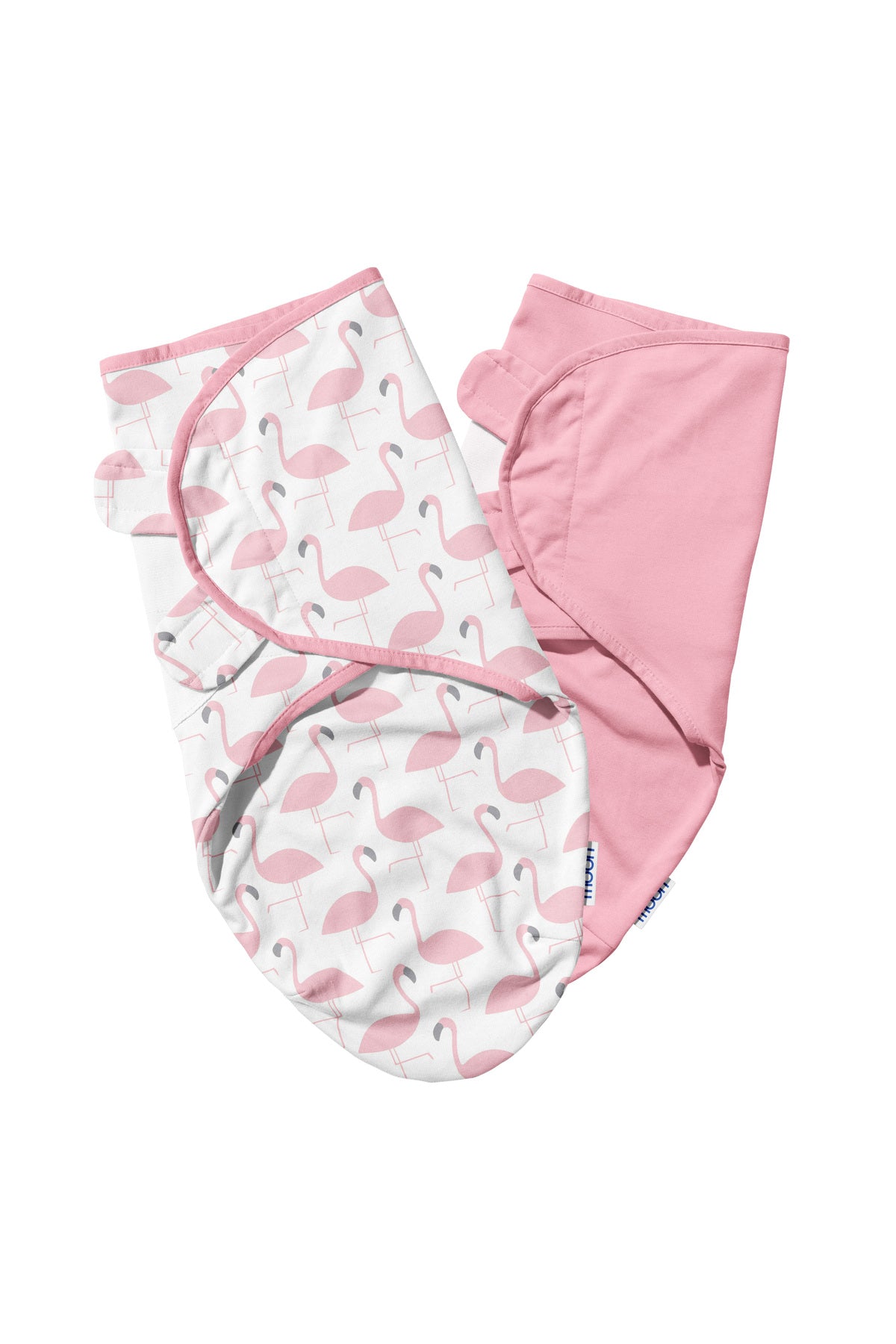MOON Organic  swaddle - pink Flamingo