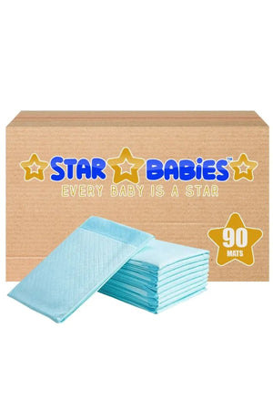 Star Babies Disposable Changing Mats - 90 Pieces