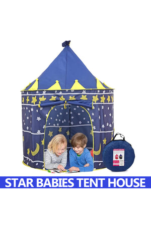 Star Babies Kids Tent | Foldable Kids Playhouse | Washable Toddler Tent for Indoor Use | Pop-Up Tent with Soft, Comfortable Design for Camping, Backyard & Playtime - Multicolor