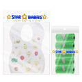 Star Babies 5pcs Scented Bag + Disposable Bibs 10pcs - Assorted