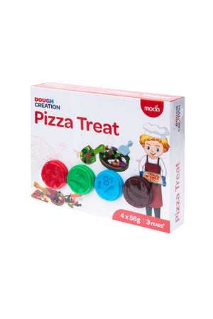 MOON Kid's Dough Pizza Treats. 4 x 56g/2oz dough pot.