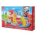 Little Learners Fire Station Playset - Realistic Pretend Play Toy with Vehicles
