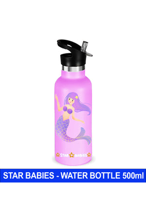 Star Babies - Stainless Steel Water Bottle - Little Mermaid - 500ml