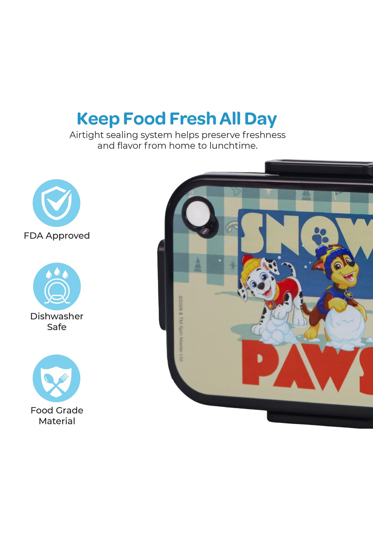 MOON Kids Lunch Box | PP + Stainless Steel Insulated Tiffin Box | Leak-Proof, BPA-Free, Durable School Lunch Box for Boys & Girls | Easy Open Clips | Food Safe Eco-Friendly Kids Meal Box