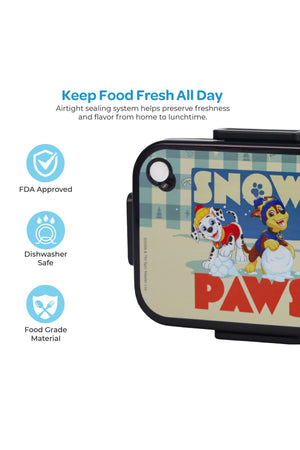 MOON Kids Lunch Box | PP + Stainless Steel Insulated Tiffin Box | Leak-Proof, BPA-Free, Durable School Lunch Box for Boys & Girls | Easy Open Clips | Food Safe Eco-Friendly Kids Meal Box