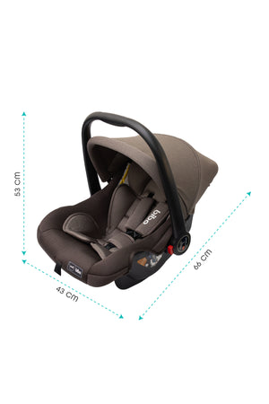 MOON Bibo Baby Carrier/Car Seat -  Brown